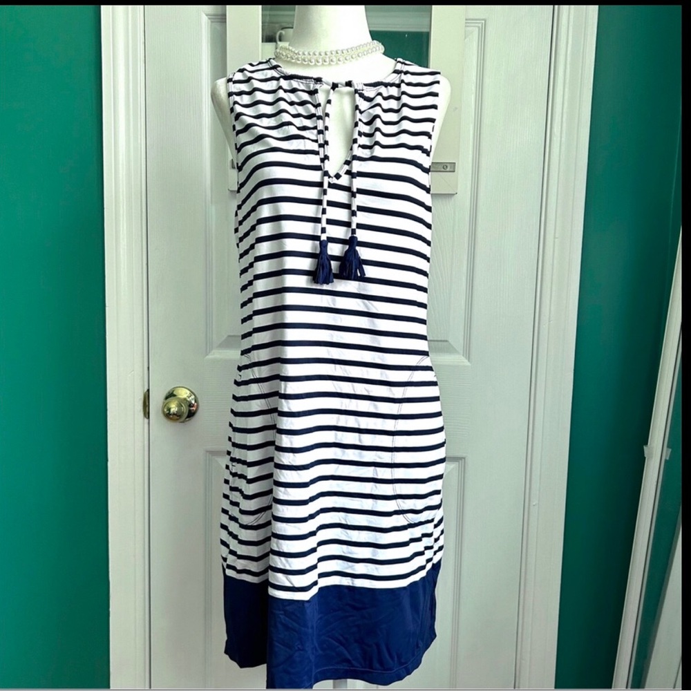 Tommy Bahama Navy/White Dress or Beach Cover Up S/P